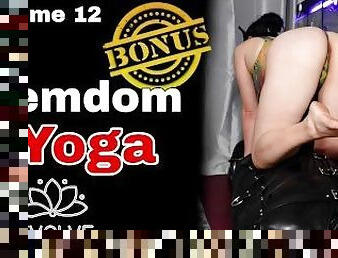 Femdom Yoga Female Domination Bondage BDSM Submissive Real Amateur Homemade FLR Leather Milf Stepmom