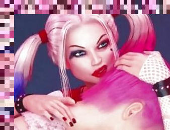 Futa Futanari Harley Quinn Anal Lesbians 3D Hentai