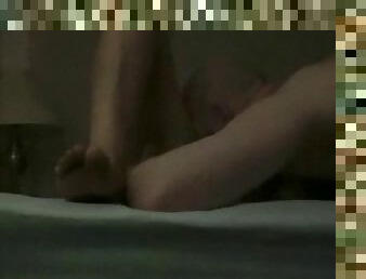Cheating wife in marital bed no condom