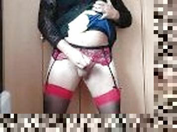 Patty crossdresser Strocking hardly