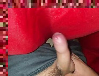 masturbation, amateur, secousses, solo, bite