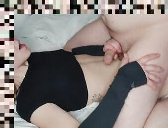 vieux, gode-ceinture, amateur, anal, énorme-bite, jouet, hardcore, bdsm, européenne, euro