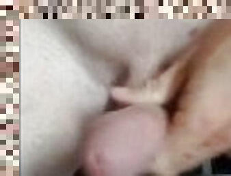 énorme, masturbation, amateur, ejaculation-sur-le-corps, secousses, solo