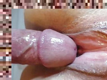 berambut, orgasme, vagina-pussy, creampie-ejakulasi-di-dalam-vagina-atau-anus-dan-keluarnya-tetesan-sperma, bersetubuh