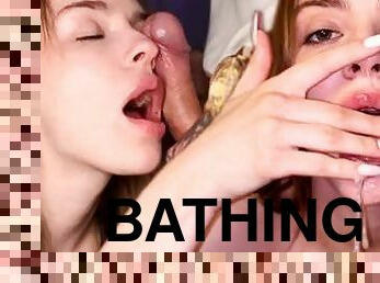 mandi, posisi-seks-doggy-style, pelajar-perempuan, mandi-shower, pelacur-whore