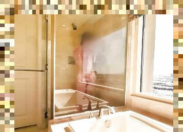 Anna Bound's Sensual Shower Overlooking Las Vegas [Trailer]