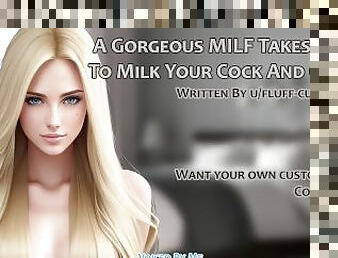 A Gorgeous MILF Takes You In To Milk Your Cock And Make It Her Property  Audio Roleplay