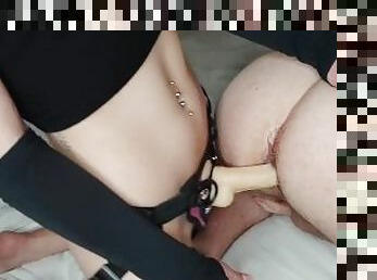 vieux, gode-ceinture, amateur, anal, milf, jouet, hardcore, bdsm, européenne, euro