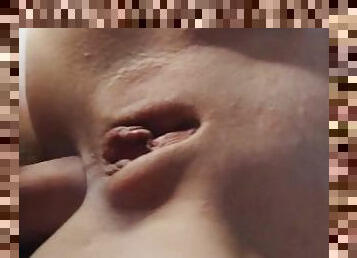 Gentle anal sex. Homemade porn close-up