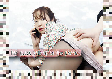 Torture pussy on the phone. - Fetish Japanese Video