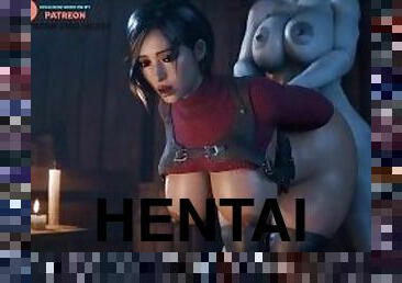 anal, lesbienne, hentai