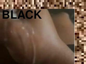 masturbation, amateur, ejaculation-sur-le-corps, énorme-bite, gay, black, joufflue, point-de-vue, solo, bite