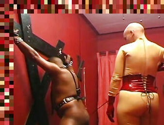 Rubber fetish sex in a dungeon video