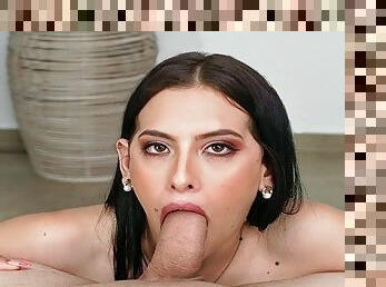 VRLatina - Slim 19 Year Old Latin Beauty First Porn