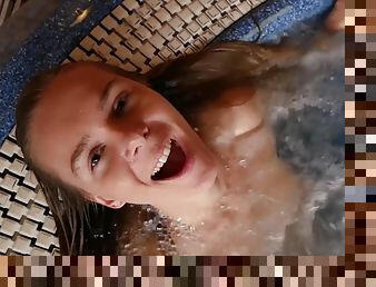 cona-pussy, babes, adolescente, piscina, sozinho