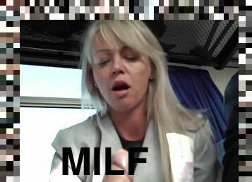 All In In Luxurious Milf Fucked In A Public Bus