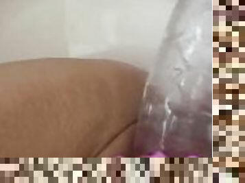 Bath tub Dildo fun