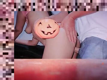 ibu-dan-anak, ibu, suami, comel-cute, cuckold, halloween