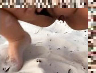 cul, femme-de-ménage, pisser, public, chatte-pussy, plage, piscine, assez