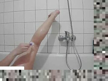 bañando, amateur, esclava, fetichista, a-solas