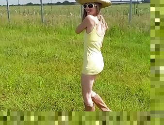 en-plein-air, amateur, babes, milf, ados, blonde, belle, petite, solo, réalité