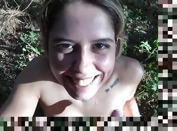 Intense sex in the Brazilian forest (POV)