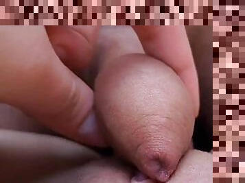 clítoris, orgasmo, coño-pussy, amateur, japonés, húmedo, polla