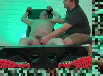 Chubby dom Matt tickle torments and humiliates kinky daddy