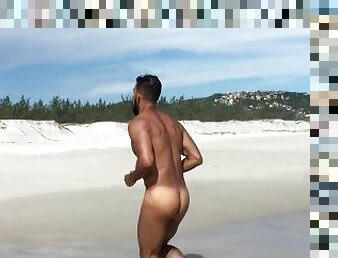 masturbation, public, amateur, gay, plage, fétiche, solo, musclé, réalité, bite