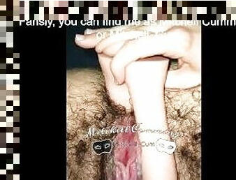 extrem, hårig, masturbation, fitta-pussy, anal, leksak, avrunkning, dubbel, dildo, fetisch