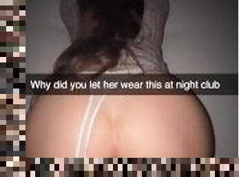 My girlfriend gets Creampie after Club on Snapchat