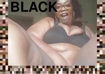 Fat black woman with a big ass overpowering me