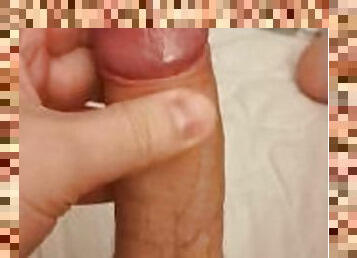 mastubasi, amatir, cumshot-keluarnya-sperma, handjob-seks-dengan-tangan-wanita-pada-penis-laki-laki, sperma, seorang-diri