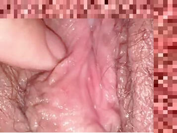 She made me eat all her pussy cream, amateur hairy wife facesitting and I eat her pussy juices