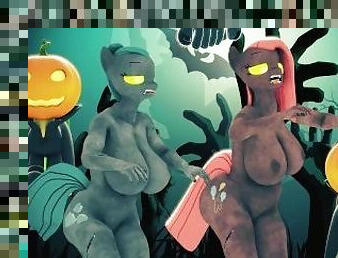 Happy Halloween - nude dance animation