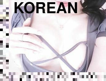 Good-looking Korean female anchor masturbates Korean+BJ live broadcast, ass, stockings, doggy style, internet celebrity, oral sex, goddess, black s...