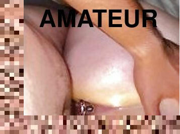 Close up Doggystyle with anal butt plug
