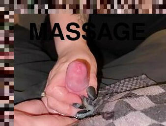 Small Cock Slave gets Glans Massage until I let him explode *Intense Orgasm*