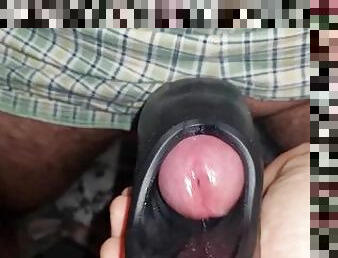 Wanna see my dick? Watch that cock rising, exploring and finally shooting a big load of sticky cum