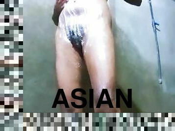 asiático, bañando, tetas-grandes, masturbación, babes, lesbiana, bonita, tetas, pequeñita, pequeña