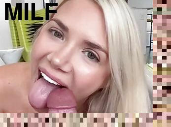 Facial cumshot for blonde mom Chubby Pawg. Found her on meetxx. com
