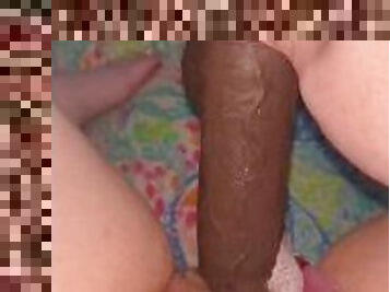 hårig, masturbation, fitta-pussy, blandade-raser, leksak, bbw, rödhårig, smutsig, dildo, ensam