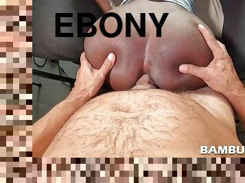 POV anal fuck with my virgin ebony teen pussy