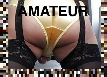 masturbation, amateur, ejaculation-sur-le-corps, gay, latina, point-de-vue, culotte, lingerie, fétiche, solo